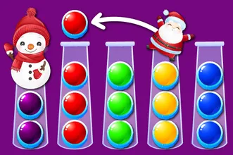 image bg Ball Sort Xmas