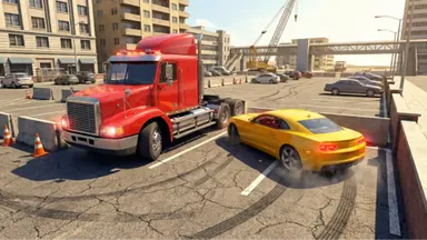 image bg Car And Truck Parking Game